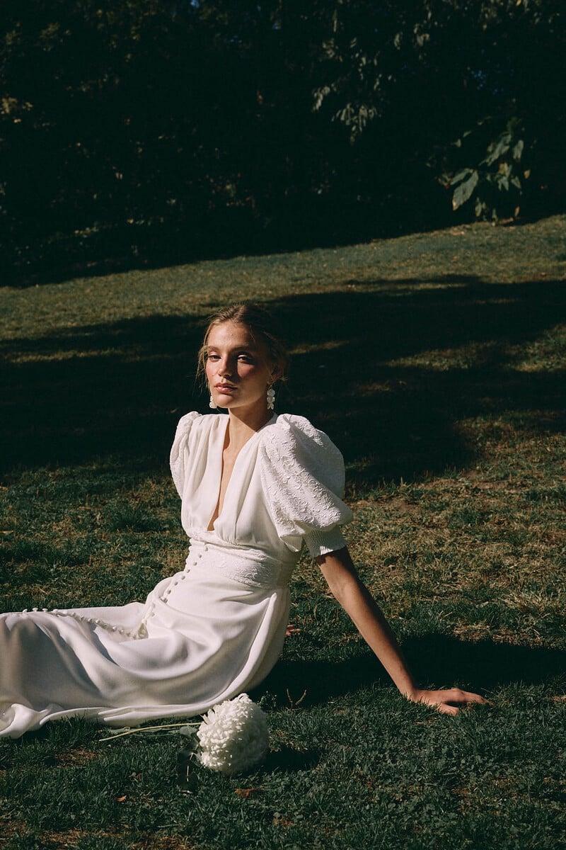 Cortefiel Vestido de novia Cala