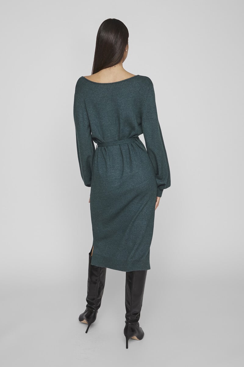 Cortefiel Vestido De Punto Midi