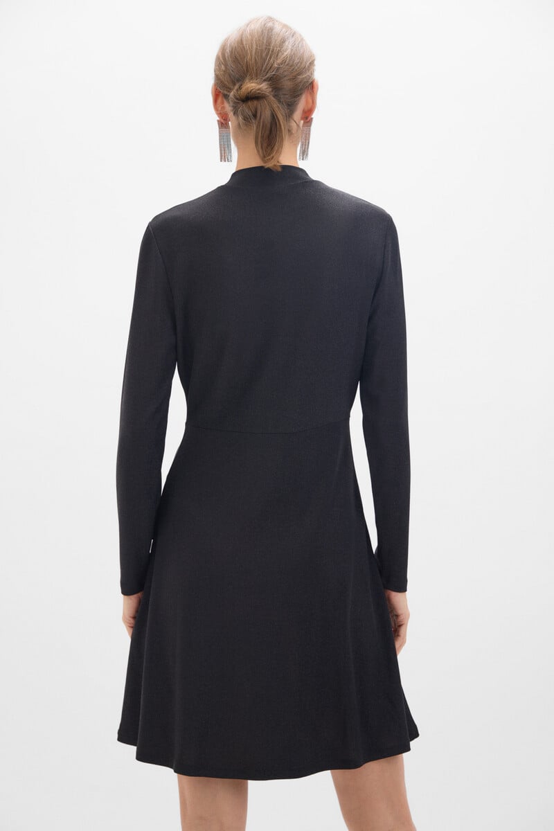 Cortefiel Vestido En Tejido De Punto