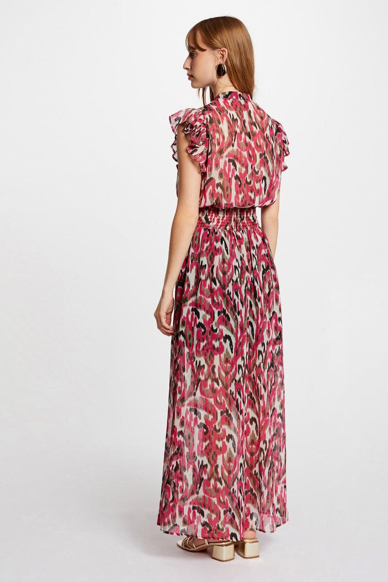 Cortefiel Vestido Entallado Estampado