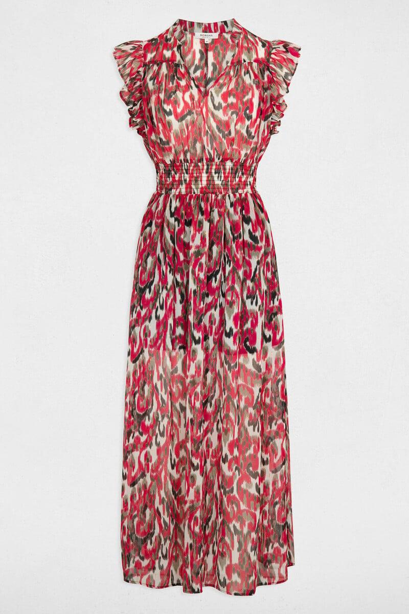 Cortefiel Vestido Entallado Estampado
