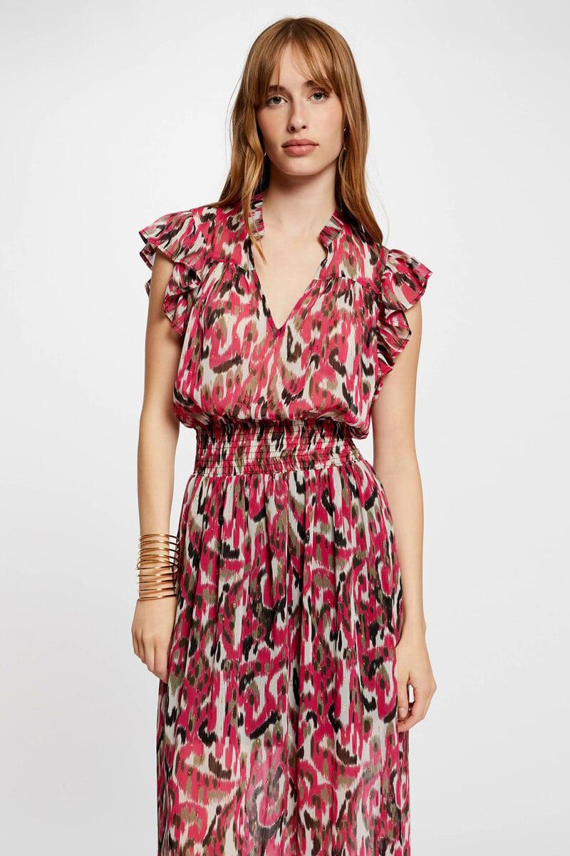 Cortefiel Vestido entallado estampado