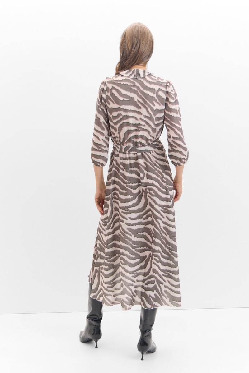 Cortefiel Vestido Falda Plisada