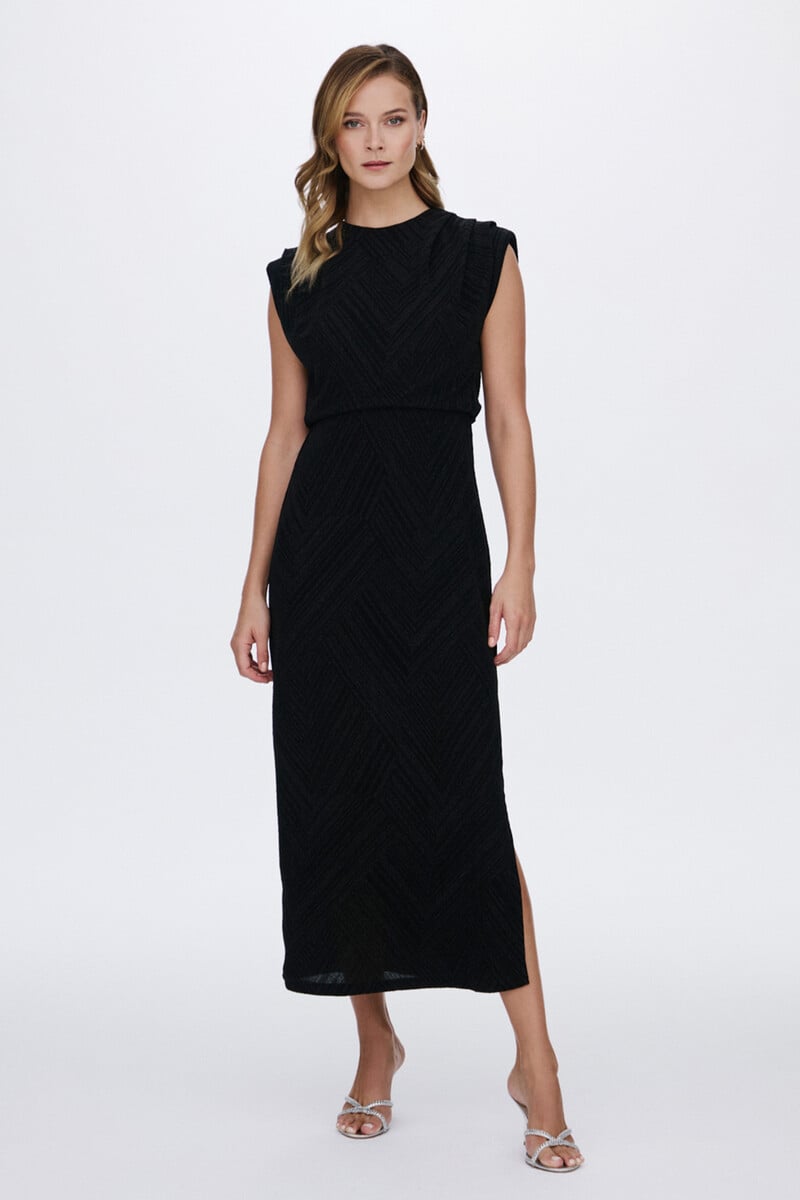 Cortefiel Vestido Fiesta Midi