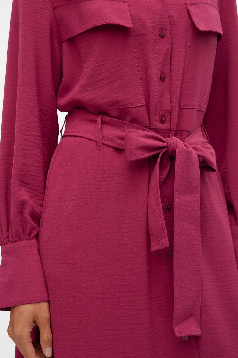Cortefiel Vestido Largo Camisero