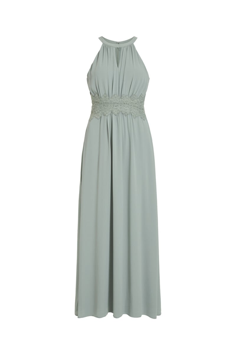Cortefiel Vestido Largo Cuello Halter