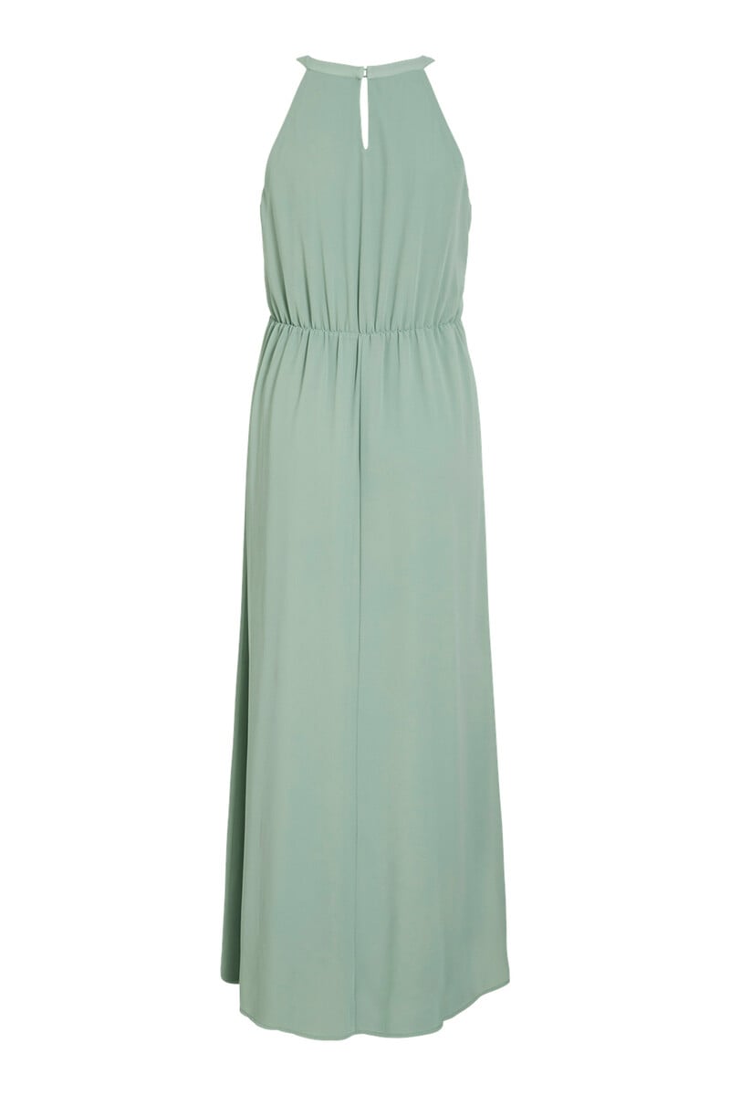 Cortefiel Vestido Largo Cuello Halter
