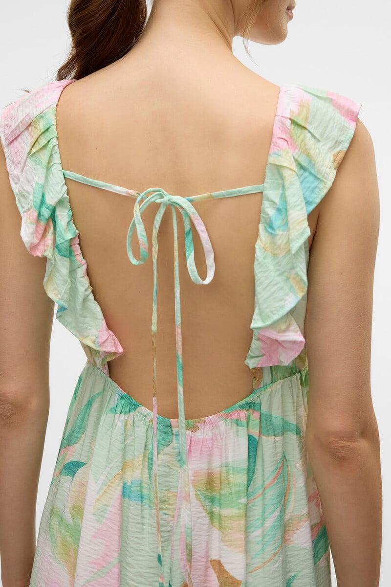 Cortefiel Vestido largo de tirantes