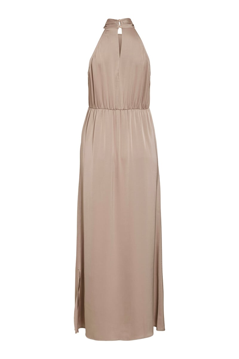 Cortefiel Vestido Largo Satinado Fiesta