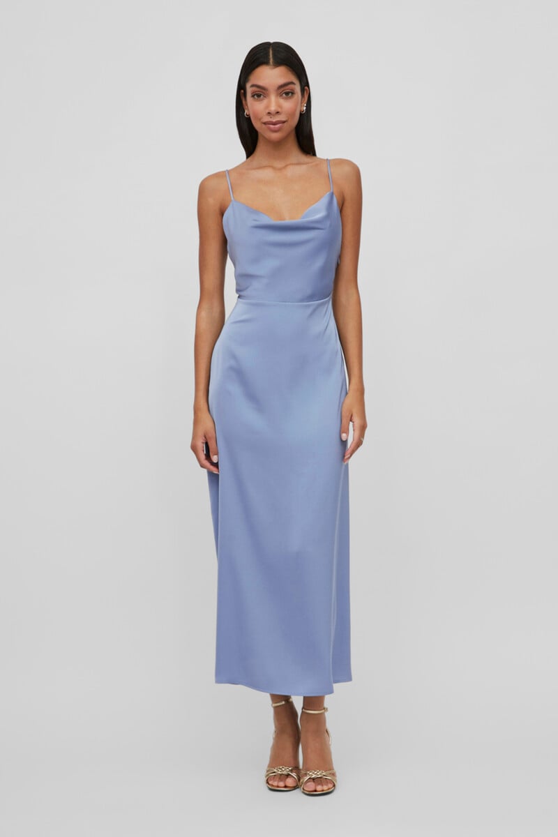 Cortefiel Vestido Lencero De Tirantes