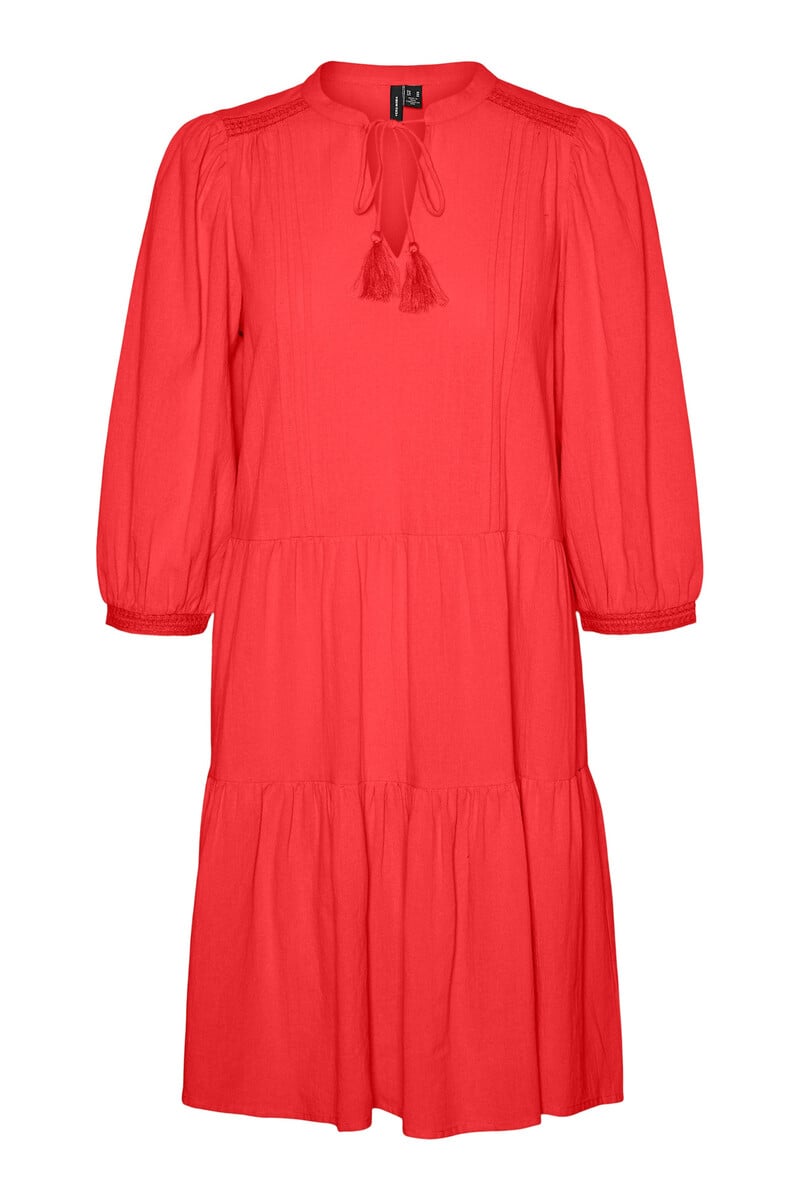 Cortefiel Vestido mangas globo