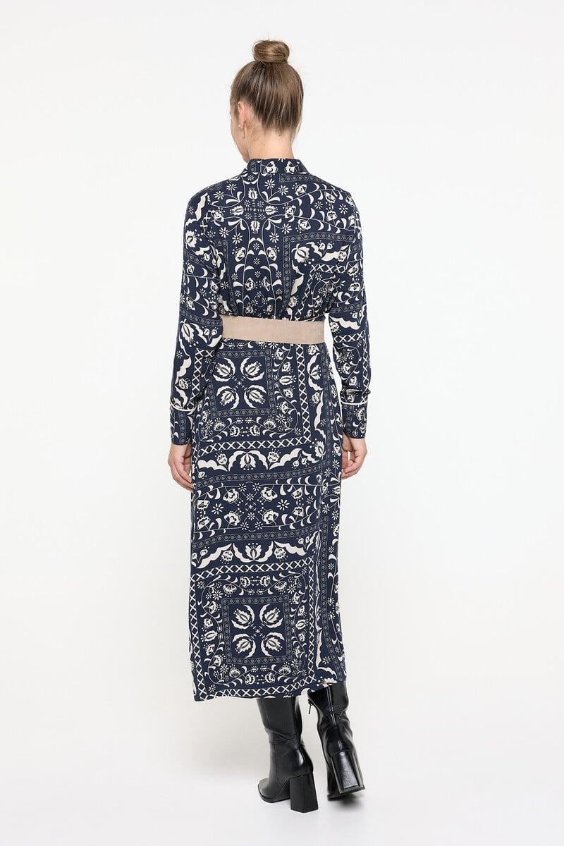 Cortefiel Vestido Midi Camisero