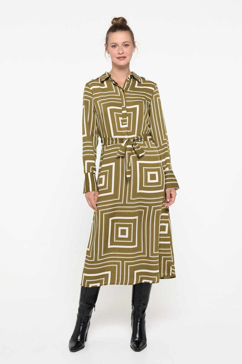 Cortefiel Vestido midi camisero