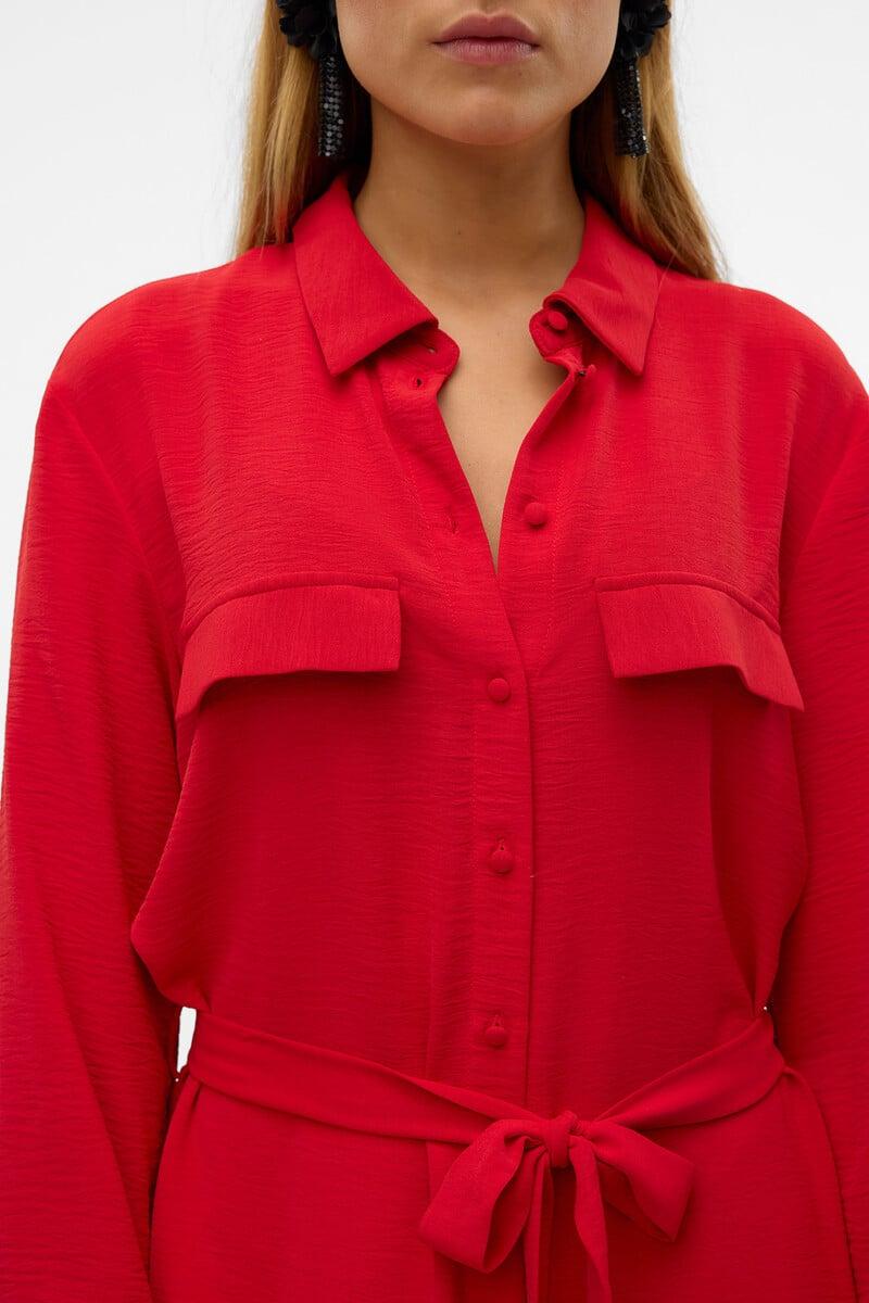 Cortefiel Vestido Midi Camisero