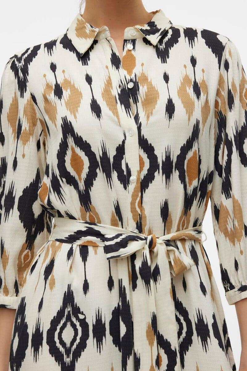 Cortefiel Vestido Midi Camisero
