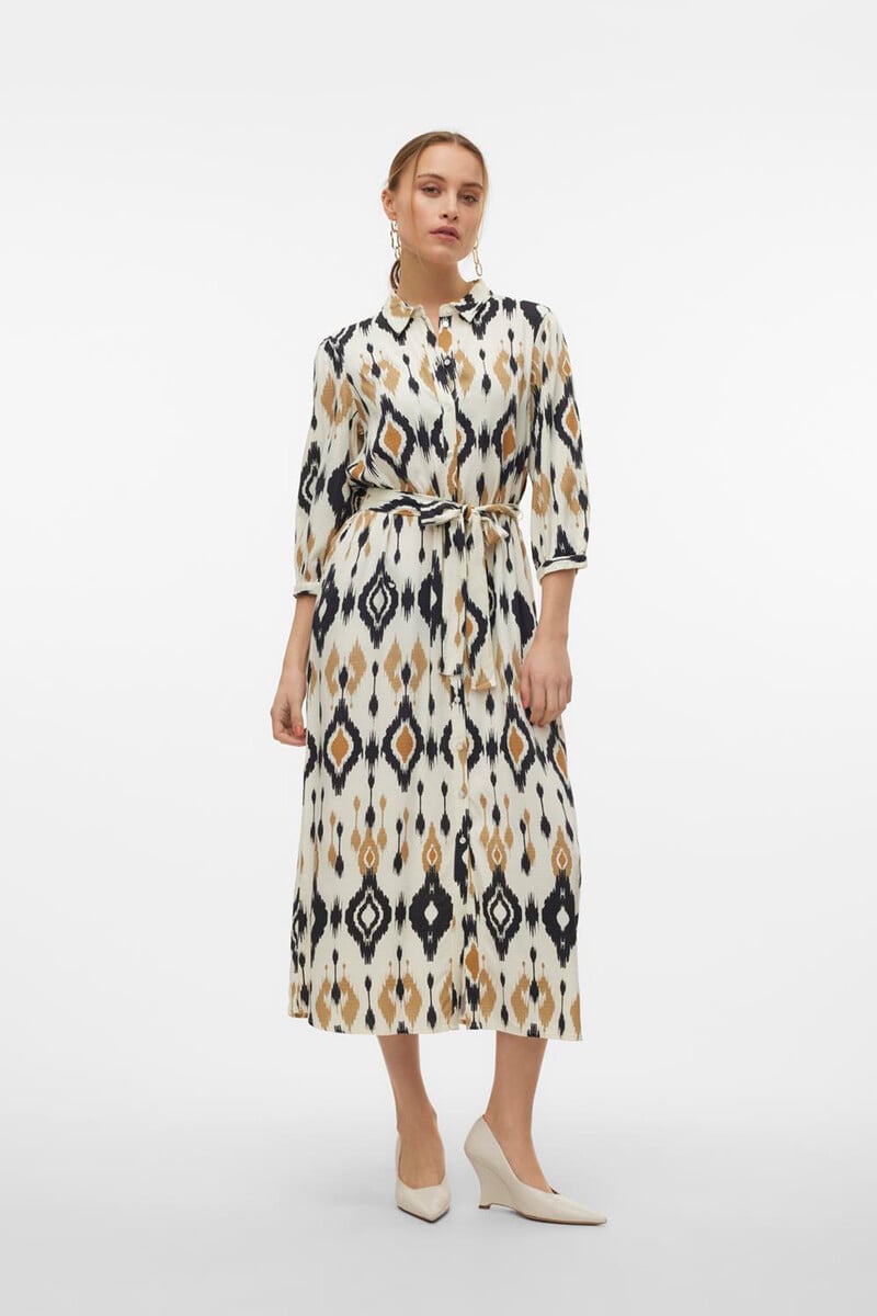 Cortefiel Vestido Midi Camisero