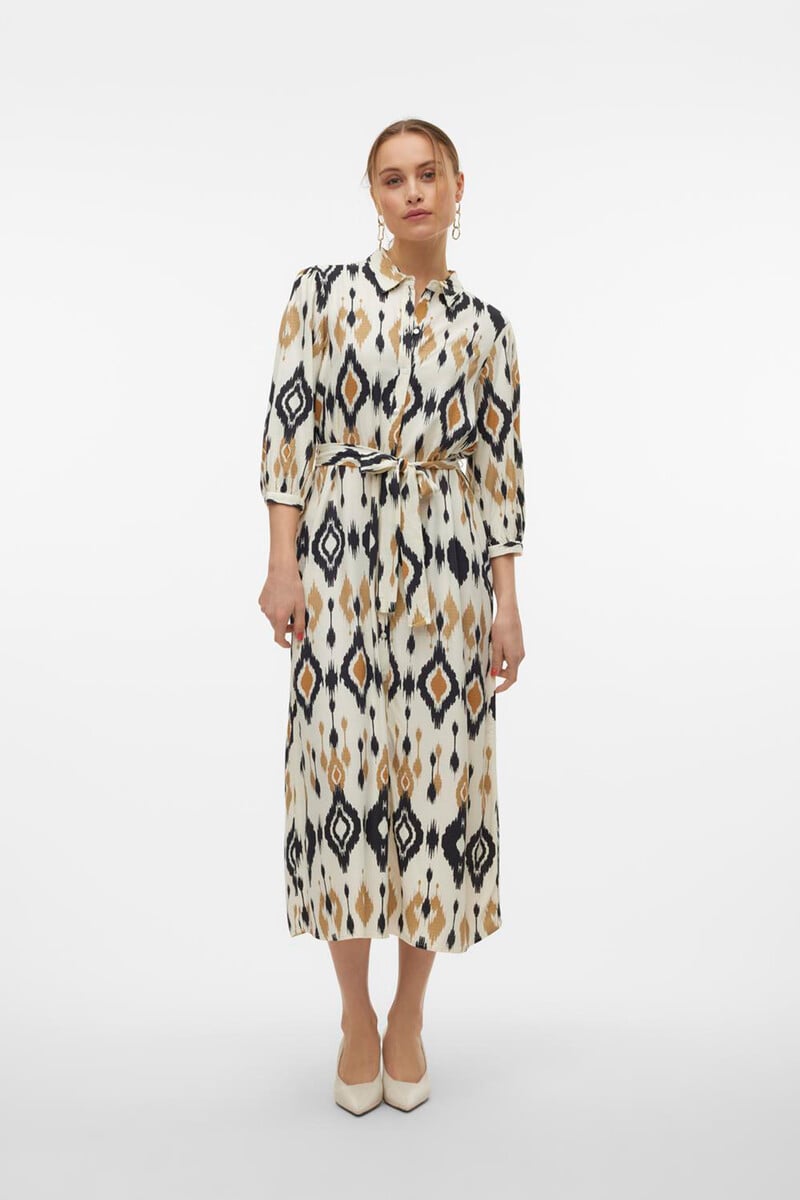 Cortefiel Vestido midi camisero