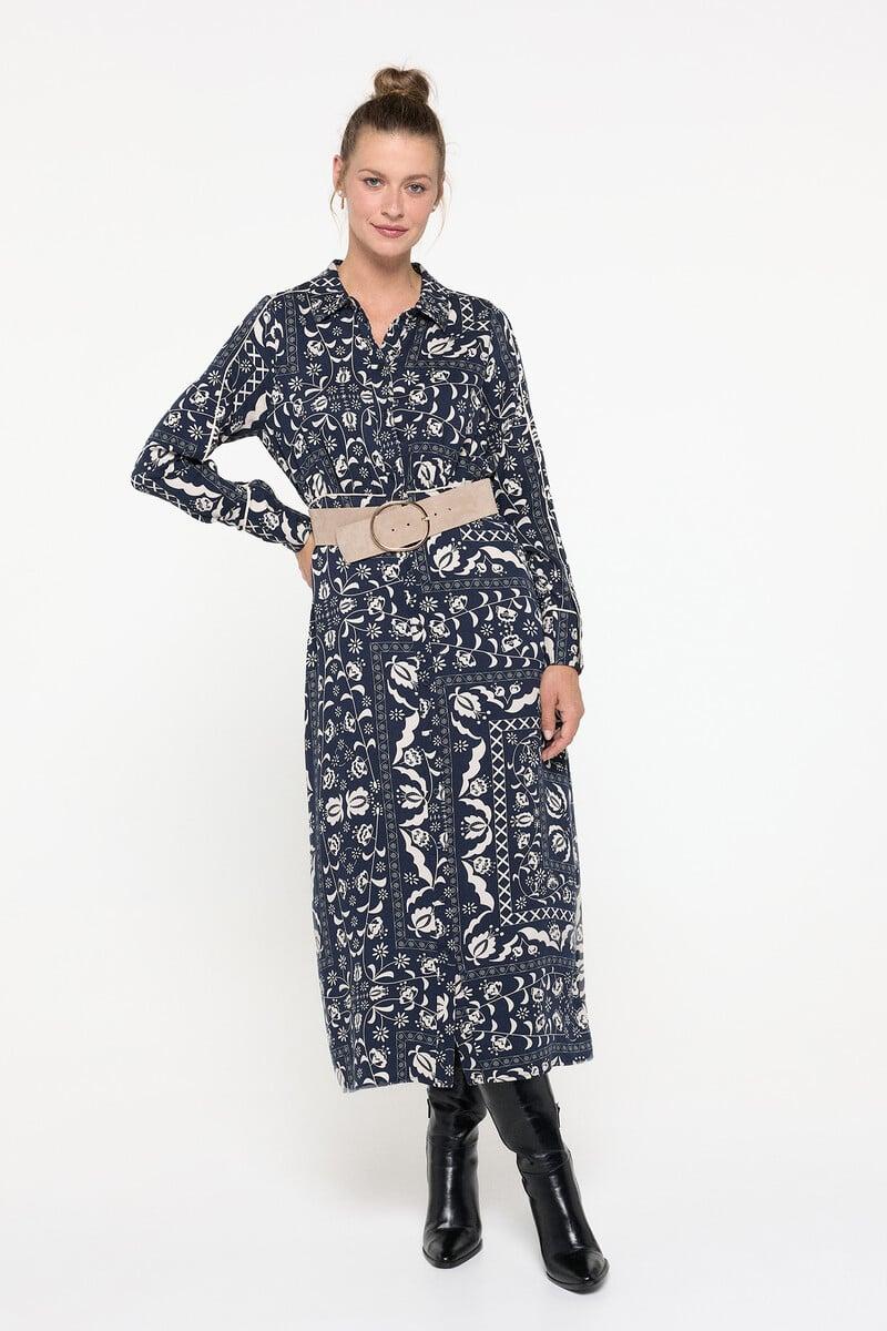 Cortefiel Vestido midi camisero