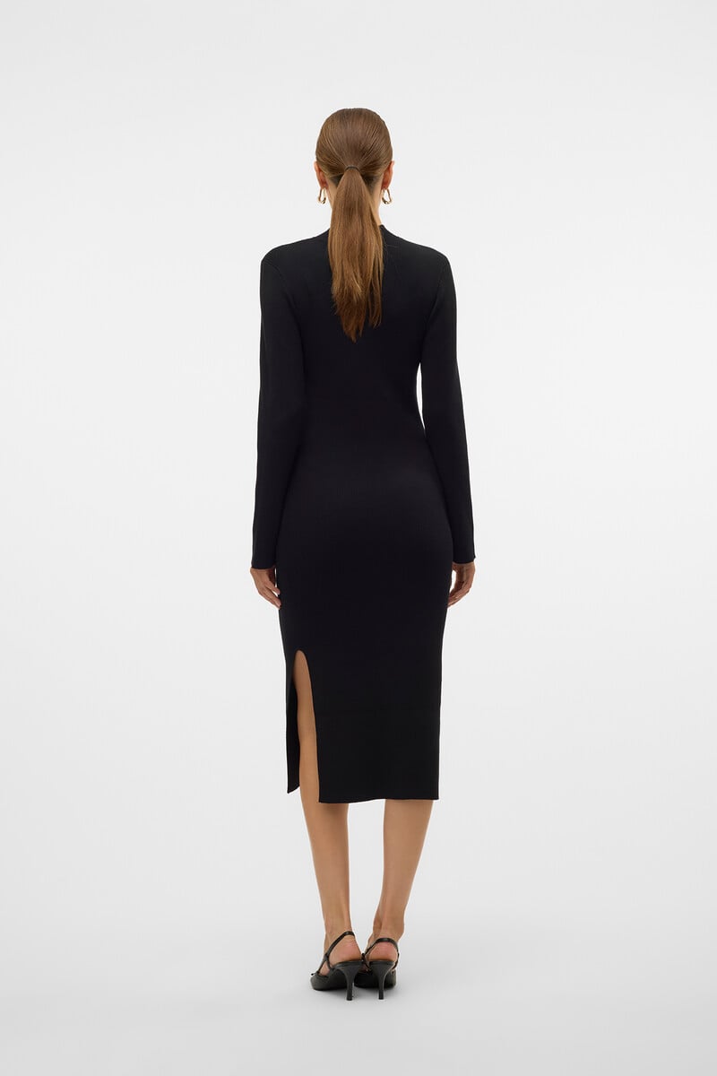Cortefiel Vestido Midi De Punto