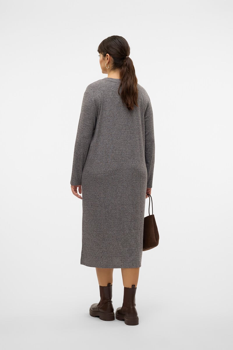 Cortefiel Vestido Midi De Punto Talla Grande