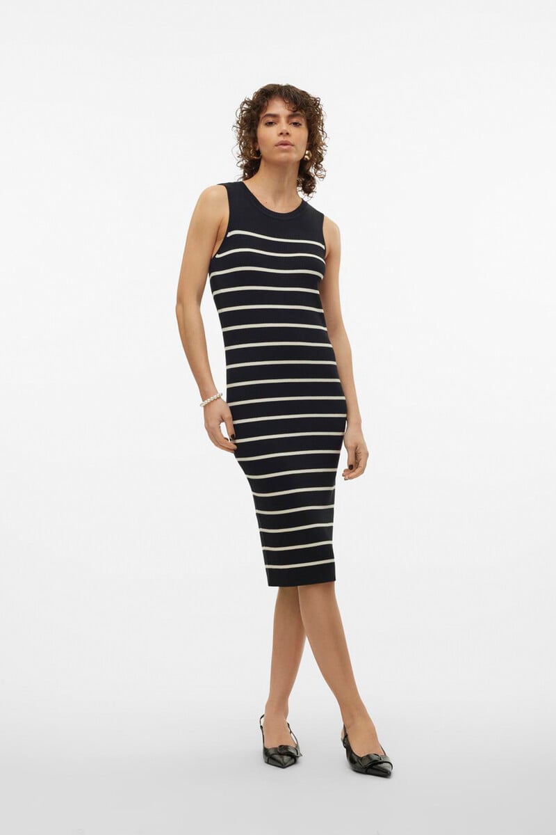 Cortefiel Vestido midi de punto