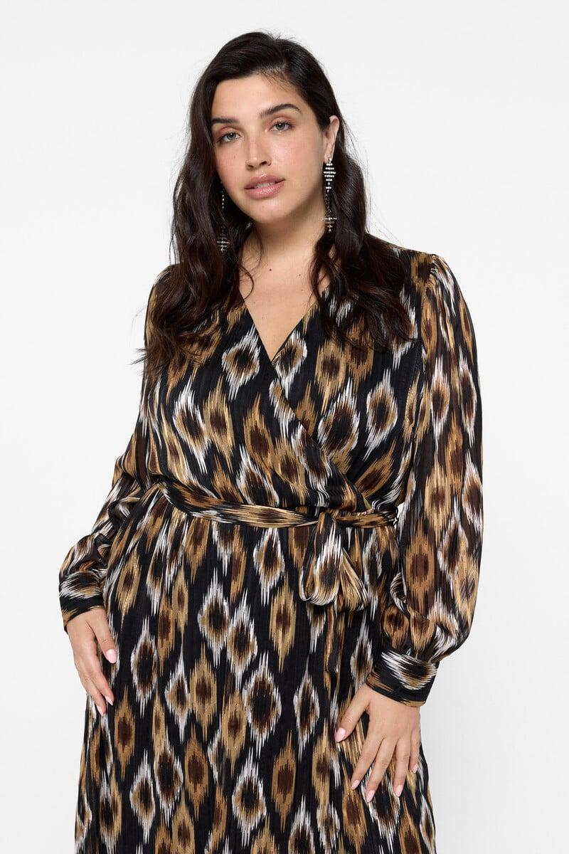 Cortefiel Vestido Midi De Talla Grande