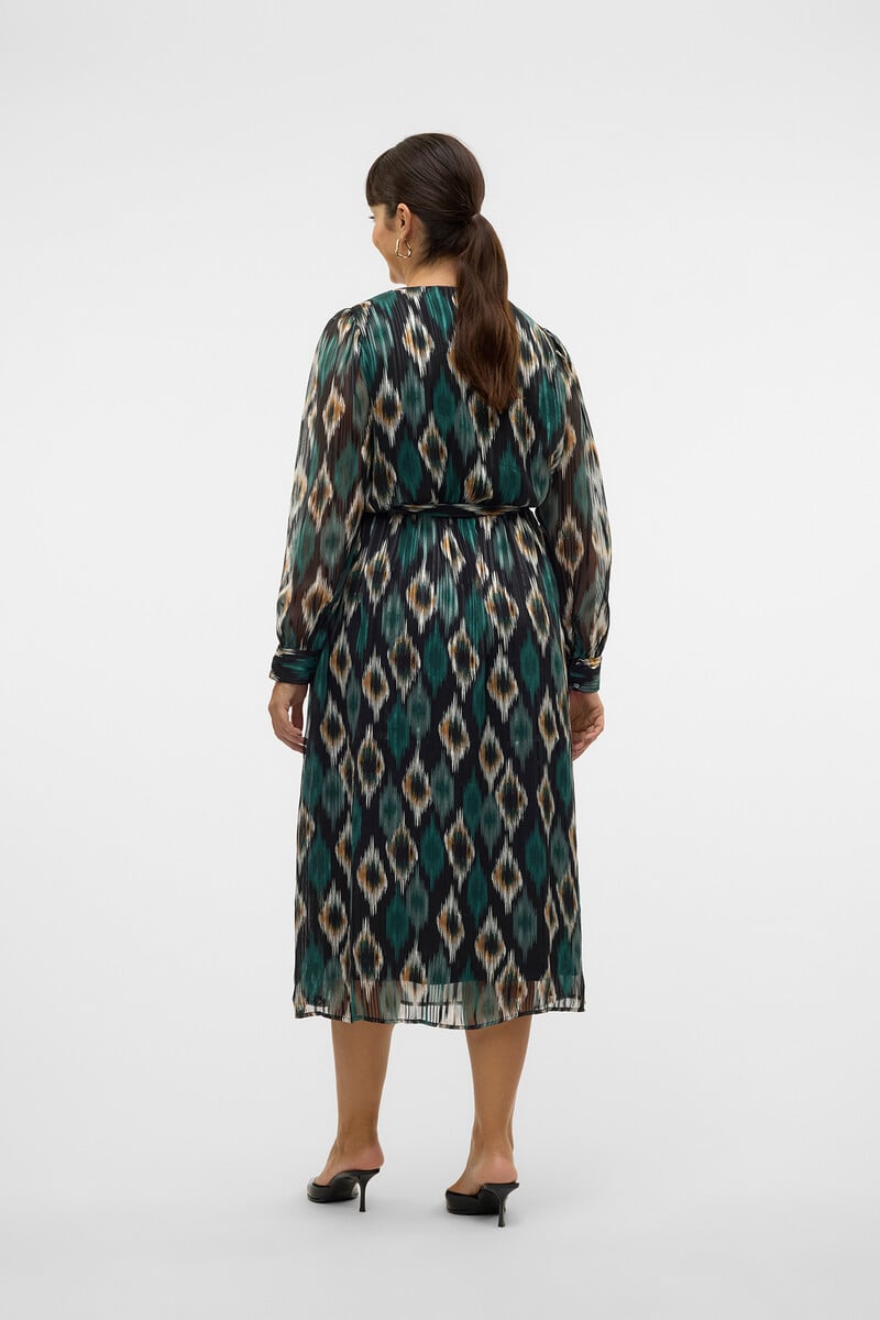 Cortefiel Vestido Midi De Talla Grande