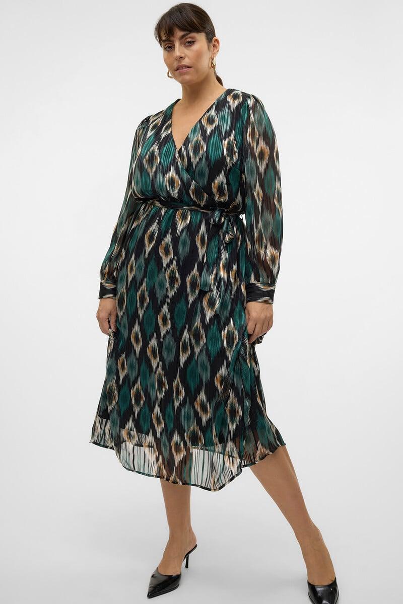 Cortefiel Vestido midi de talla grande