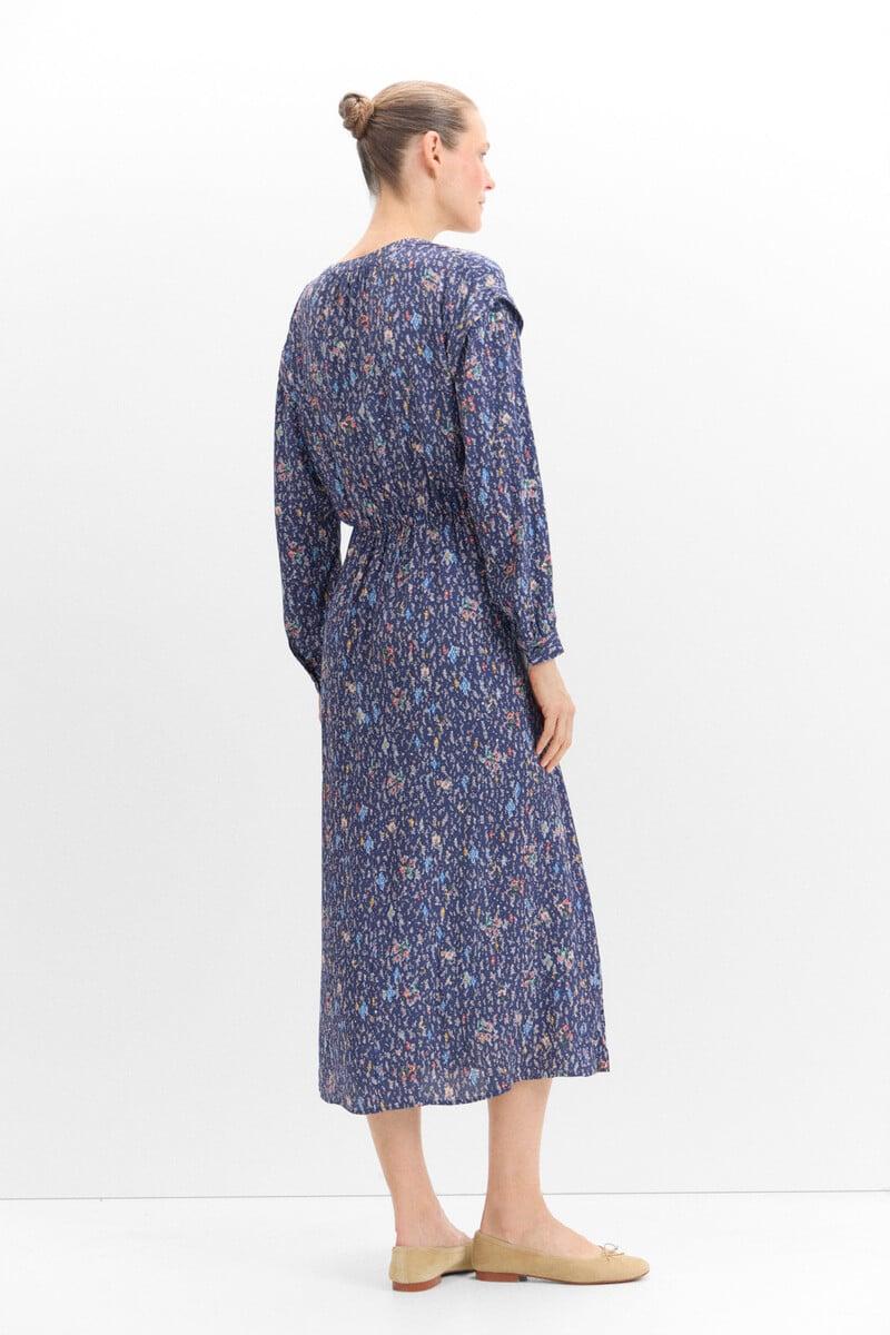 Cortefiel Vestido Midi Estampado