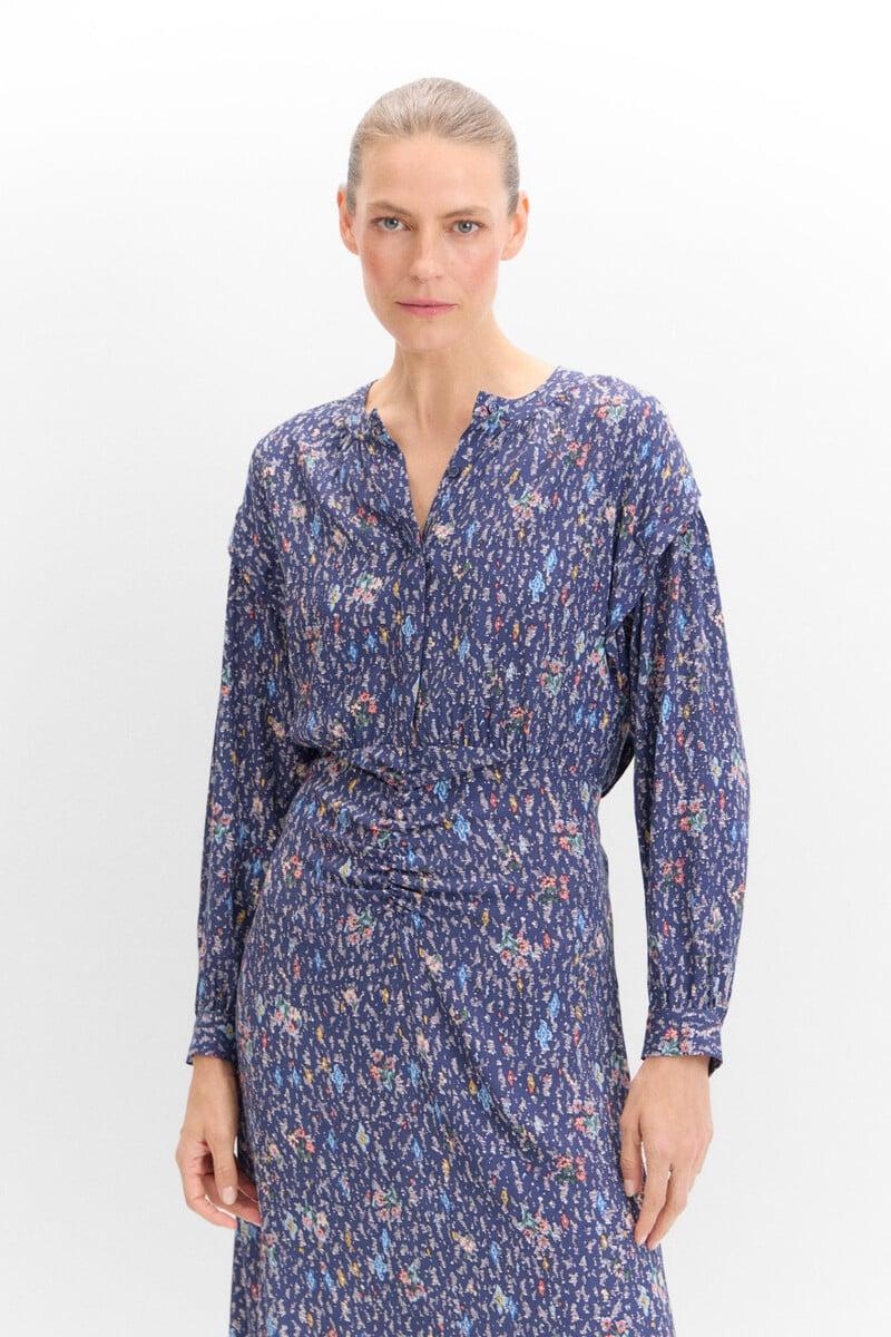 Cortefiel Vestido midi estampado