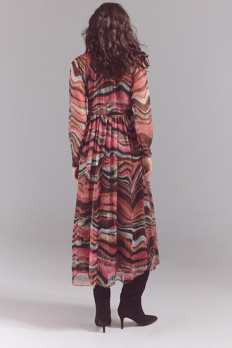 Cortefiel Vestido Midi Estampado