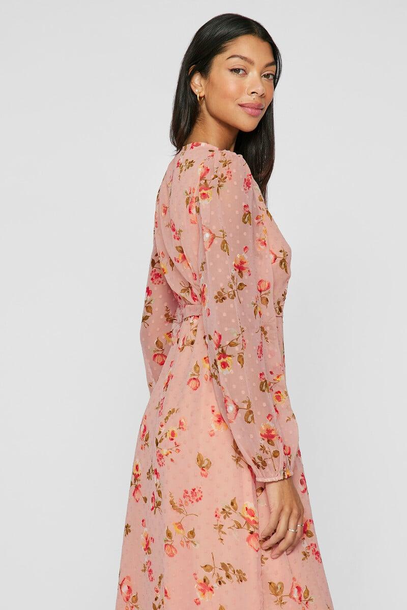 Cortefiel Vestido Midi Fiesta