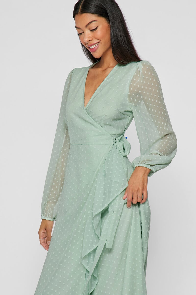 Cortefiel Vestido midi fiesta