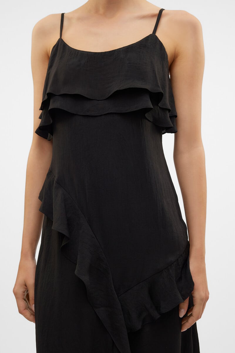 Cortefiel Vestido Midi Fluido