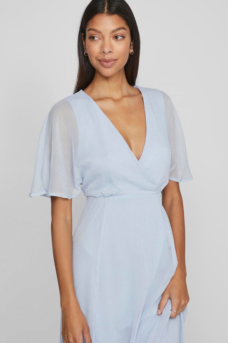 Cortefiel Vestido Midi Manga 2/4
