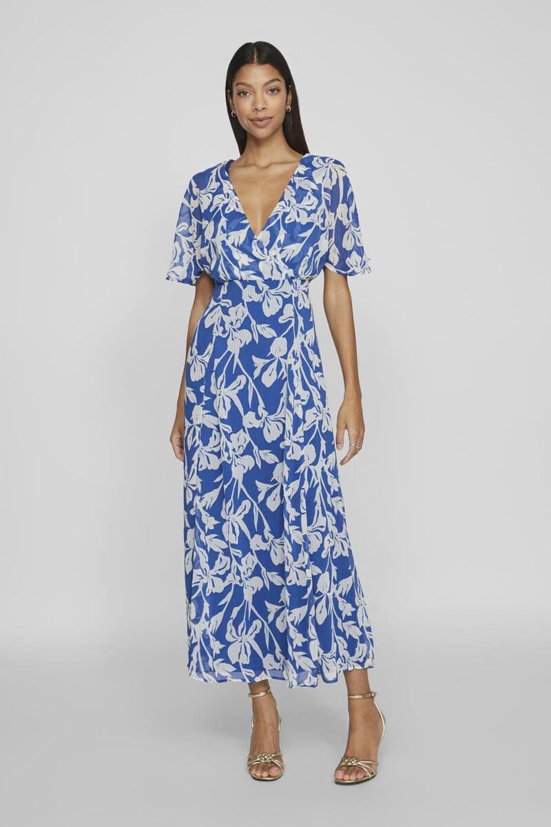 Cortefiel Vestido midi manga 2/4