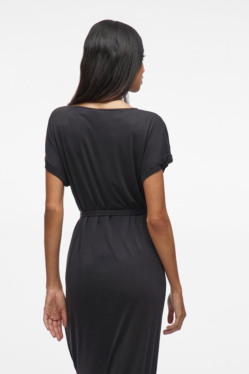 Cortefiel Vestido Midi Manga Corta