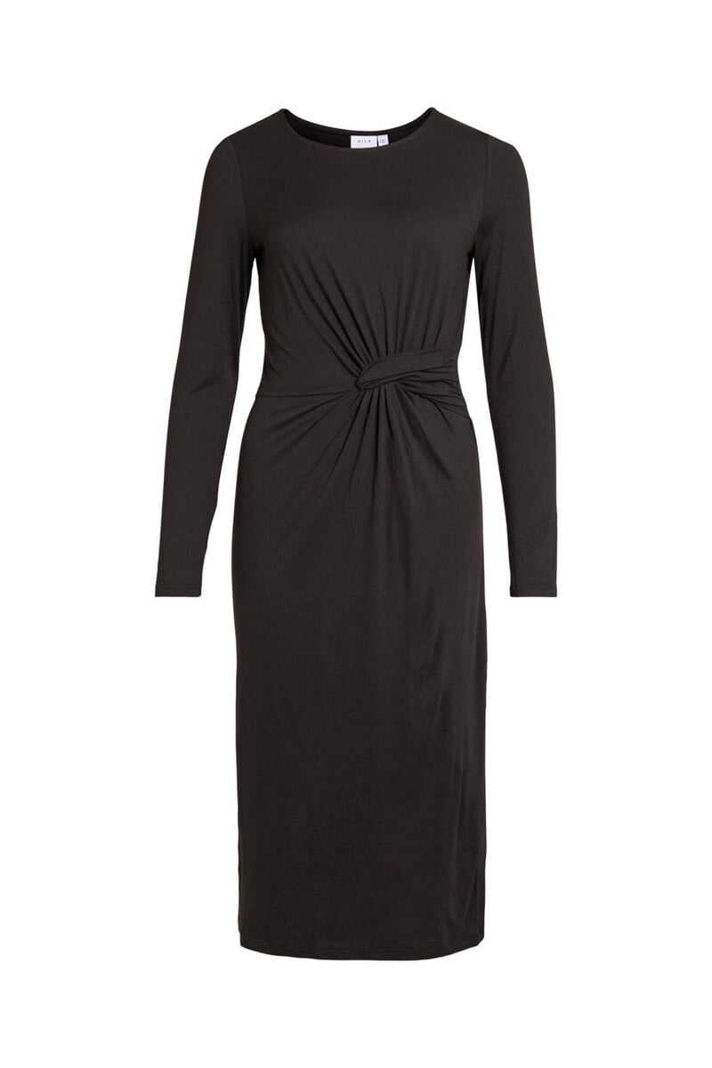 Cortefiel Vestido Midi Manga Larga