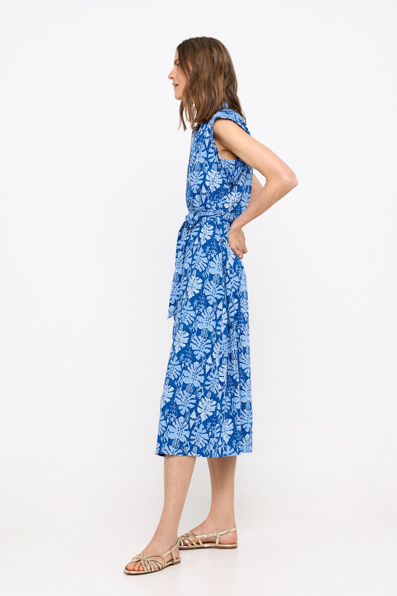Cortefiel Vestido Midi Sin Mangas