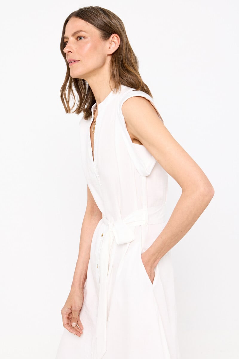 Cortefiel Vestido Midi Sin Mangas