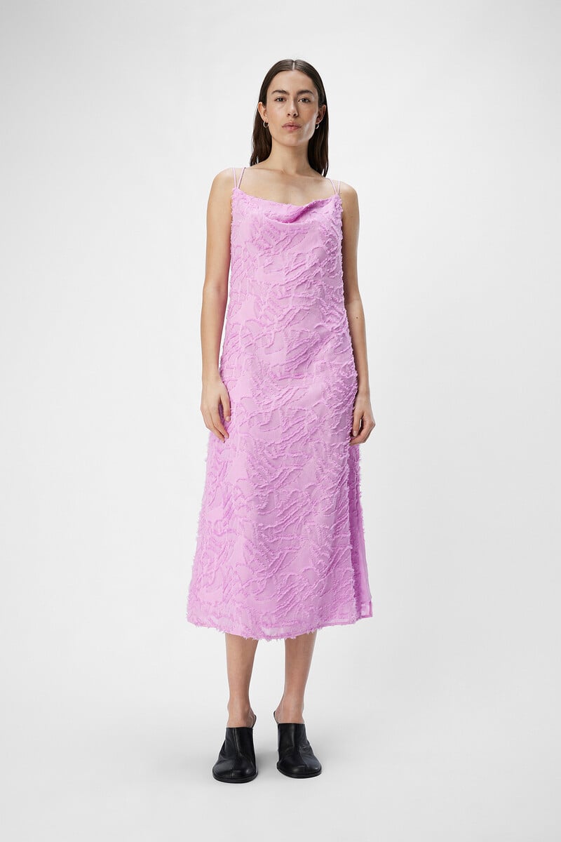 Cortefiel Vestido midi tirantes