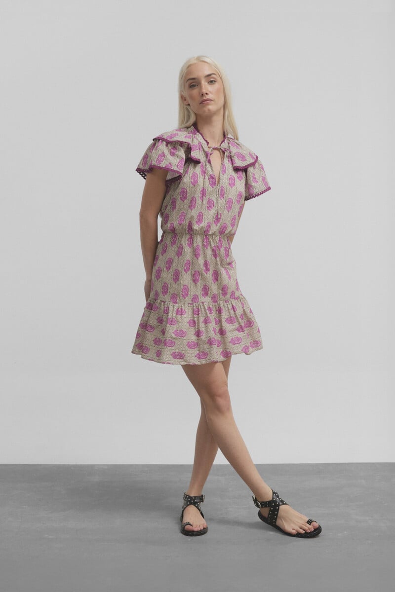 Cortefiel Vestido mini estampado flores