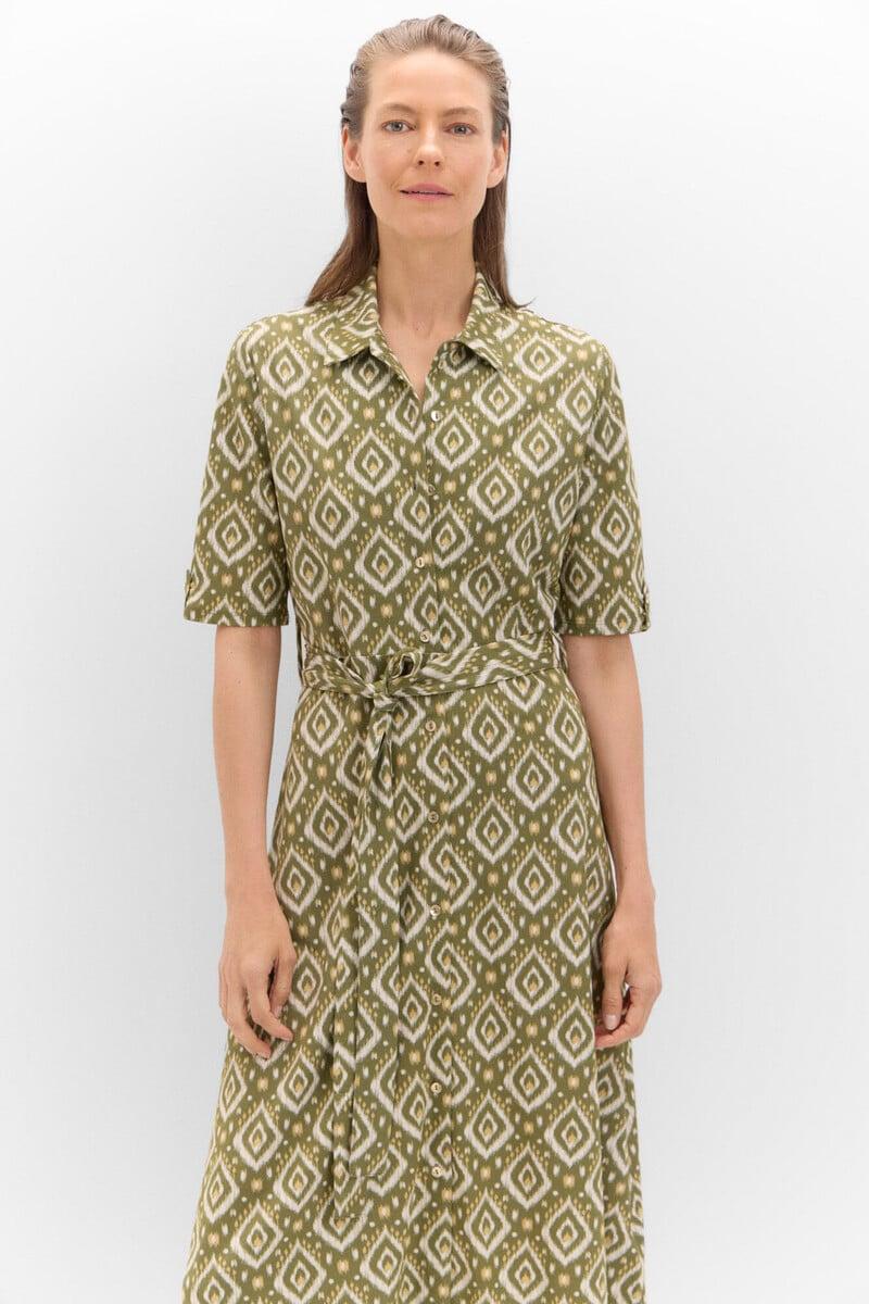Cortefiel Vestido Polo En Punto Piqué
