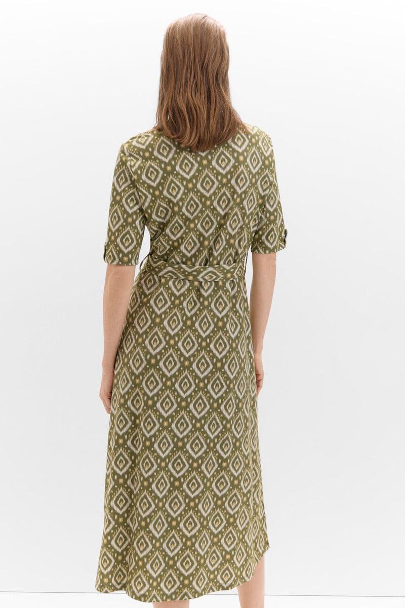 Cortefiel Vestido Polo En Punto Piqué