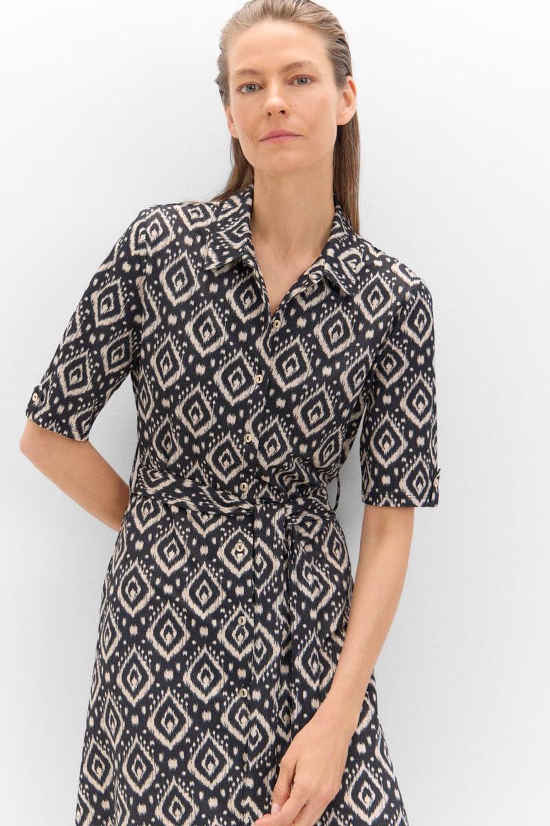 Cortefiel Vestido polo en punto piqué