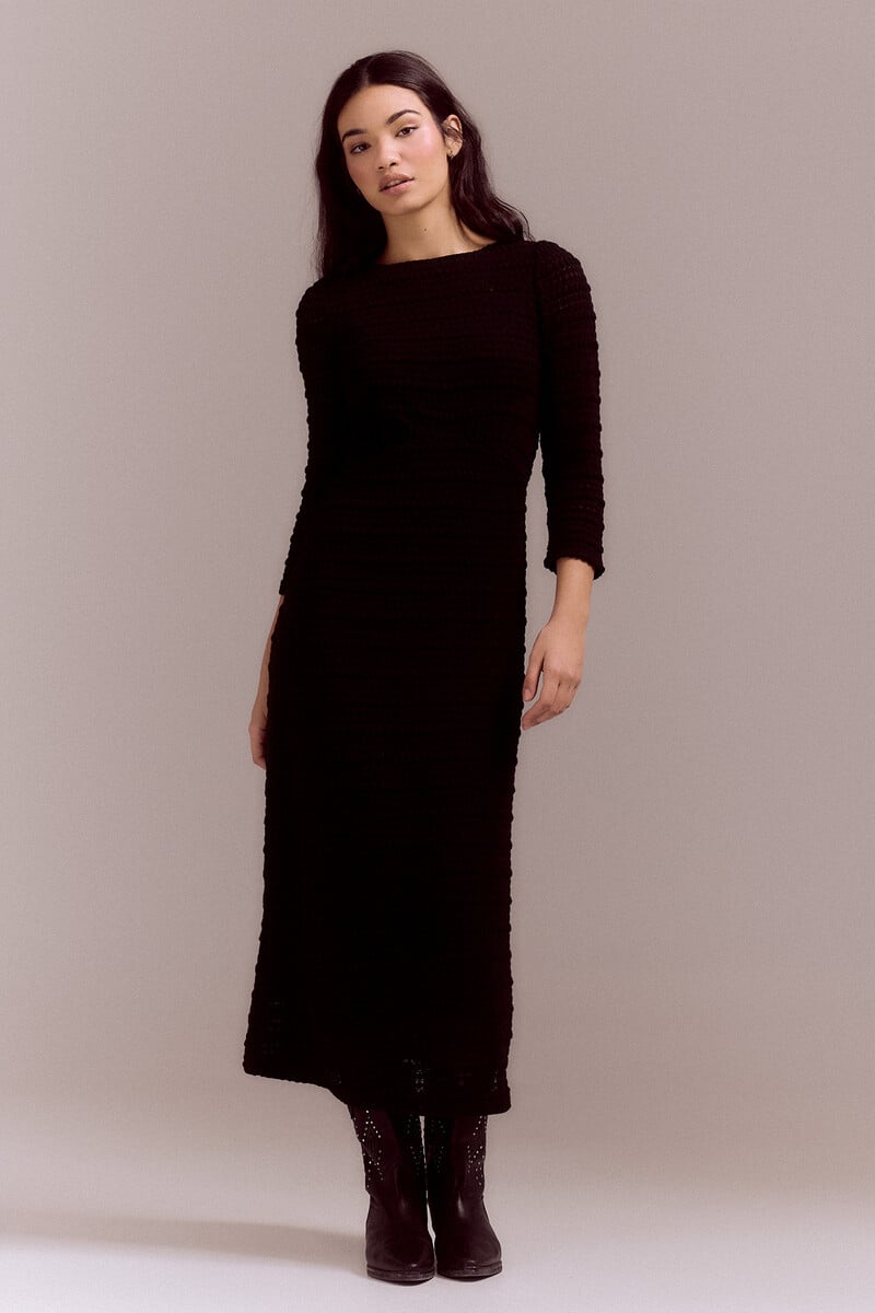 Cortefiel Vestido Punto Estructura