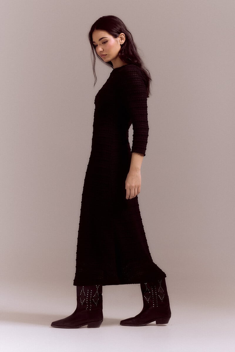 Cortefiel Vestido punto estructura