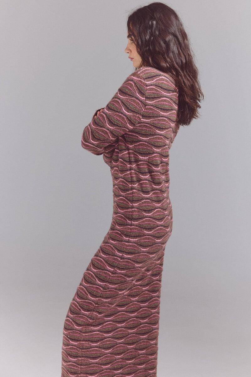 Cortefiel Vestido Punto Estructura