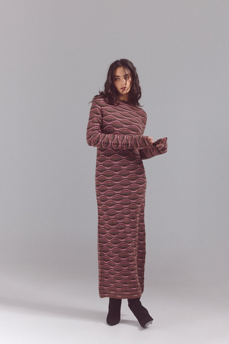 Cortefiel Vestido punto estructura