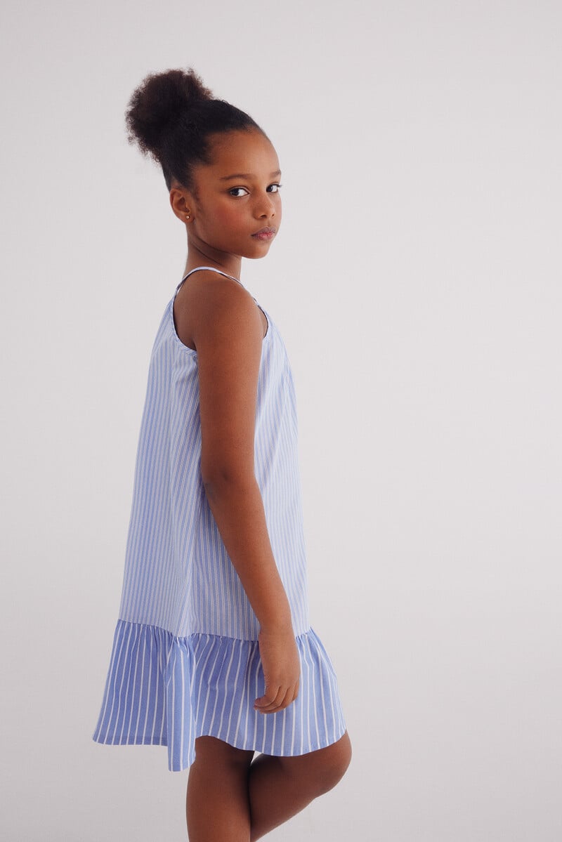 Cortefiel Vestido rayas niña